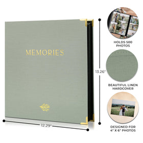 ZICOTO large 13.26 x 12.29 x 1.88 inch album dimensions