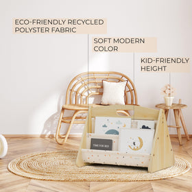 ZICOTO nursery-friendly design fits into small spaces while inspiring reading routines.