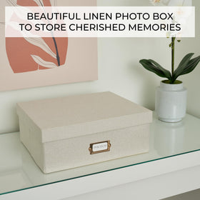 ZICOTO portable photo storage with handles for easy transport.