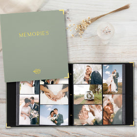 ZICOTO slip-in pockets simplify photo organization and quick viewing