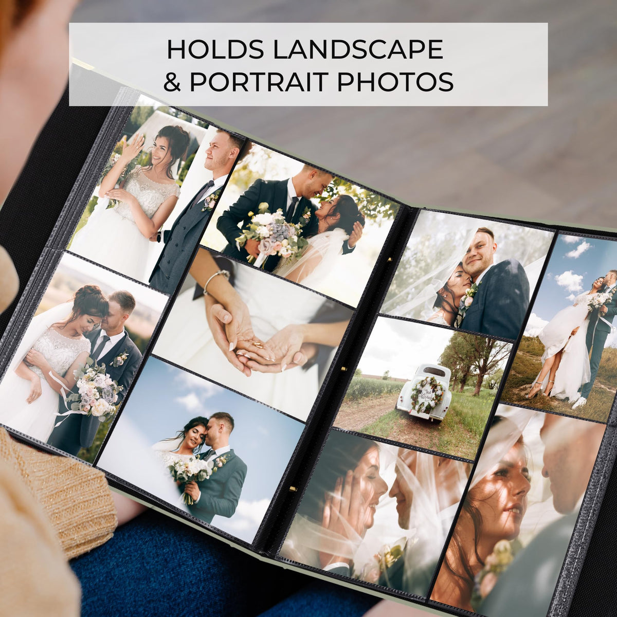ZICOTO vertical and horizontal photo support helps you mix layouts