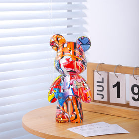 Zige Lily bear figurine brightens a bedroom shelves or desk space.