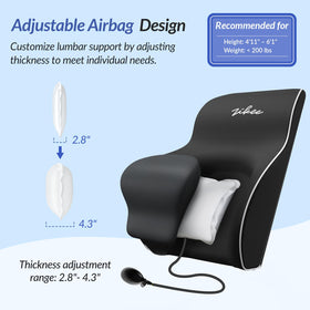 ZIKEE memory foam core contours to your spine for comfort and support