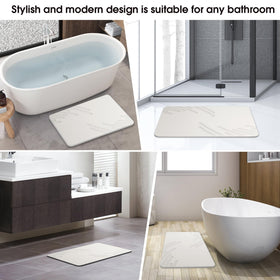 ZIKIBL fast-drying mat keeps entryway and kitchen dry.