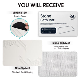 ZIKIBL durable diatomaceous earth mat withstands daily use.