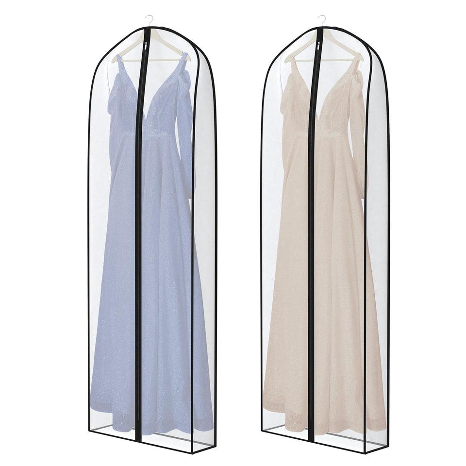 Zilink breathable dress bag fabric closeup showing airy weave for gown storage