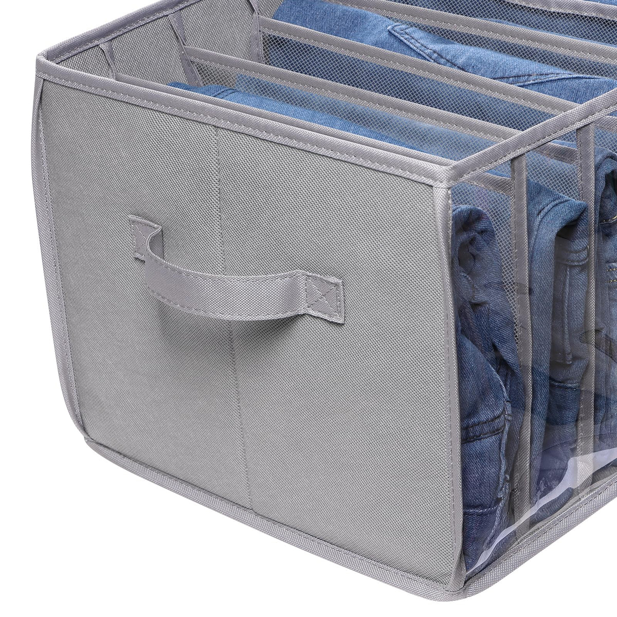 Zilink pants organizer inside closet supports jeans with sturdy edges