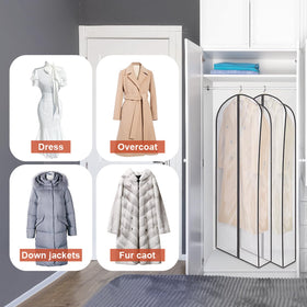 Zilink set of 2 dust bags simplify seasonal wardrobe storage.