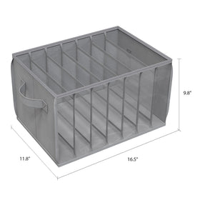 Zilink sweater and tshirt organizer demonstrates large capacity and easy access