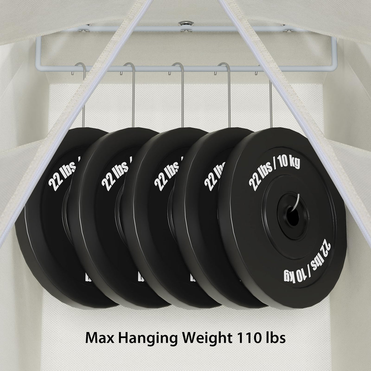 Zilink top frame with fiber rods maintains bag shape and prevents squeezing.