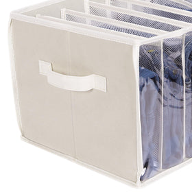 Zilink Wardrobe clear PVC panel design lets you see clothes at a glance