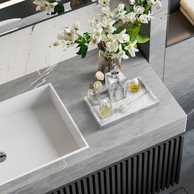 Zilukar marble tray desk organizer adds chic organization to a workspace.