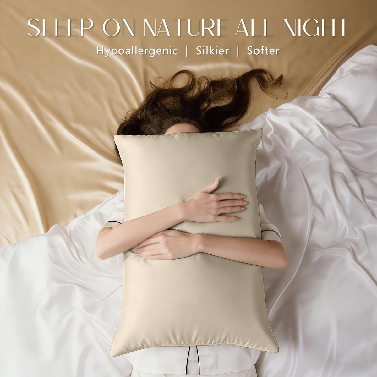 Double-sided silk pillowcase by ZIMASILK for versatile comfort