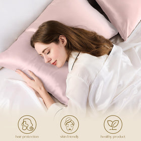 ZIMASILK hidden-zip pillowcase keeps pillow secure