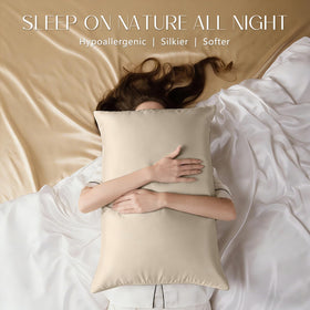 ZIMASILK hidden zipper design pillowcase keeps the pillow neatly enclosed and tidy.
