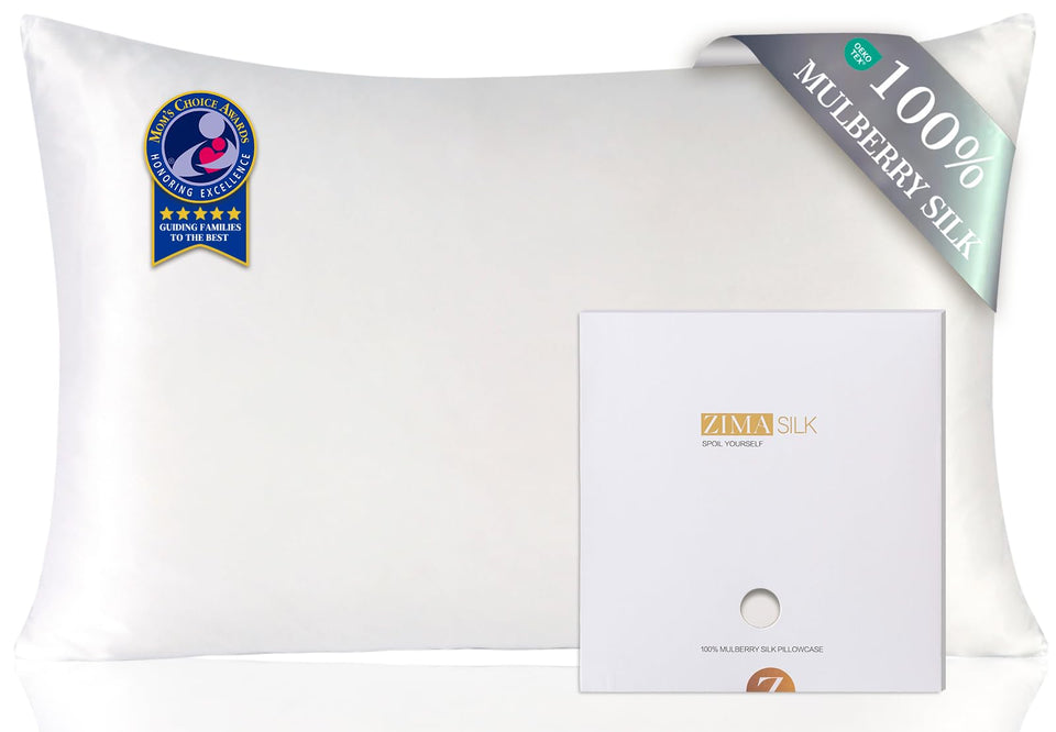 ZIMASILK 19-momme double-sided pillowcase promotes hair and skin comfort