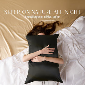 ZIMASILK pillowcase on bed highlighting soft touch and premium finish