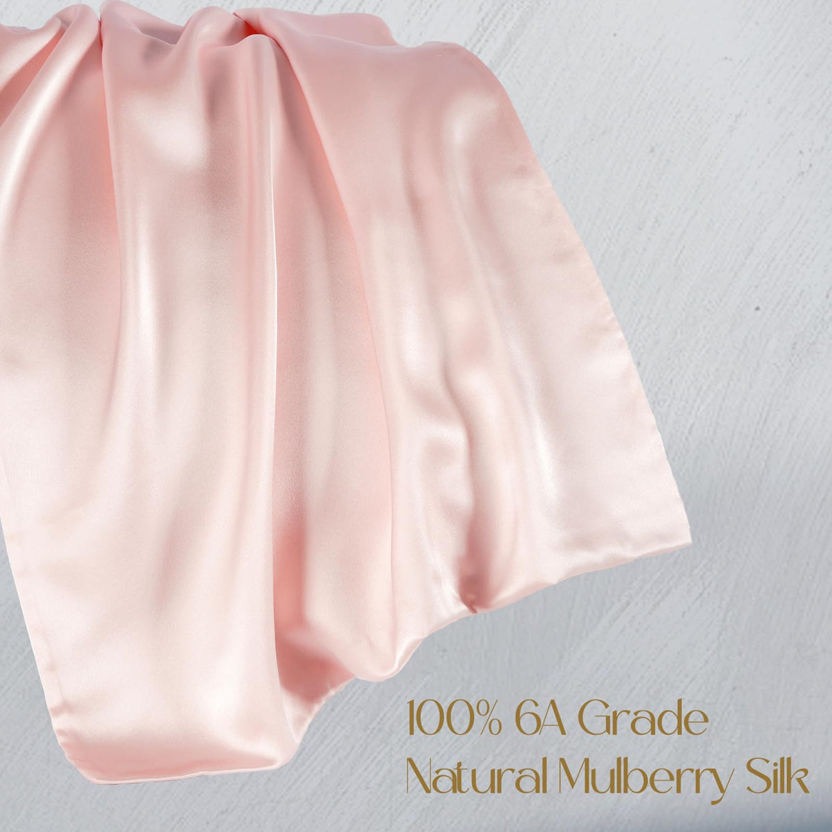 ZIMASILK pillowcase close-up texture highlights smooth surface and low friction