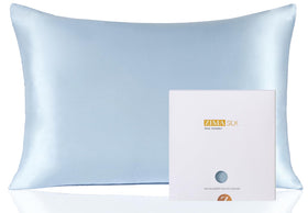 ZIMASILK pillowcase close-up texture shows luxurious softness for restful nights.