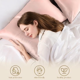 ZIMASILK pink silk pillowcase color swatch shows vibrant, fade-resistant shade