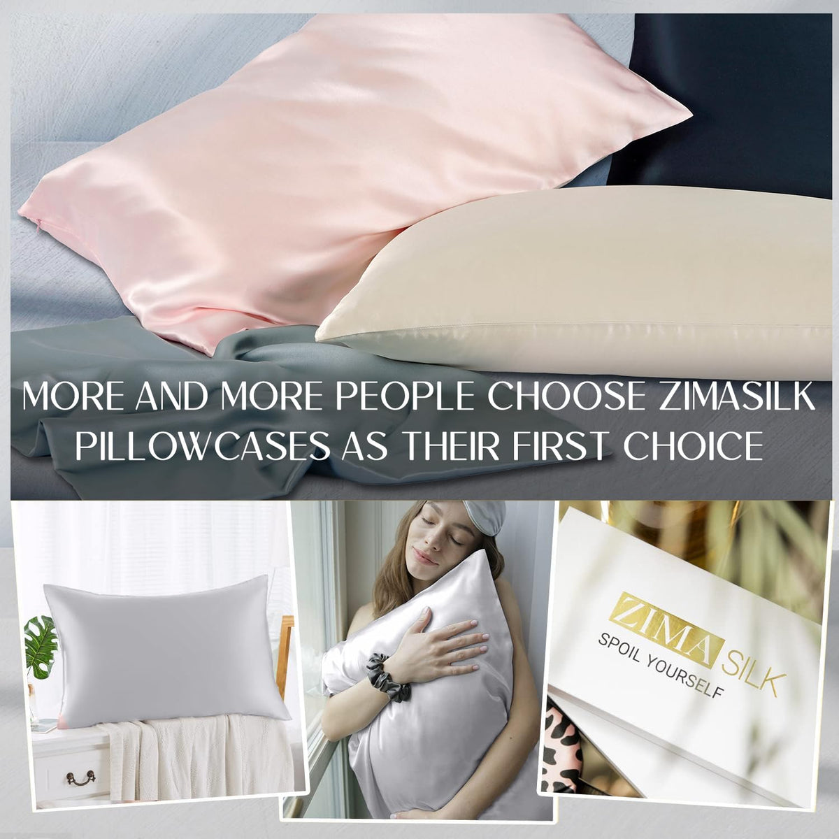 ZIMASILK pillowcase color varieties show vibrant, colorfast options