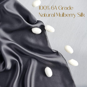 ZIMASILK double-sided silk pillowcase close-up showing smooth fabric
