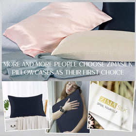 ZIMASILK pillowcase durable stitching resists fading after washing.