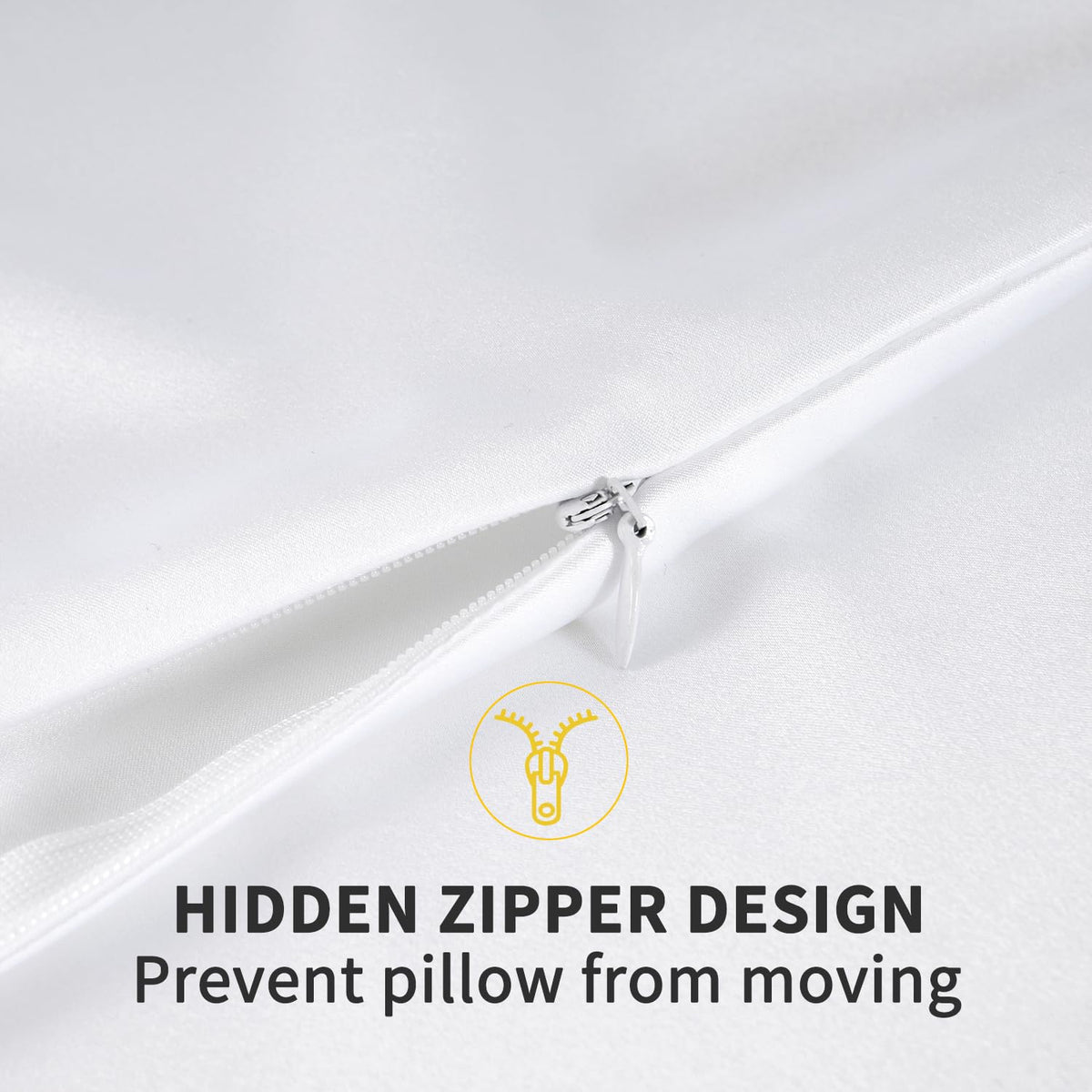 ZIMASILK silk pillowcase minimizes frizz and bed head for smoother hair.