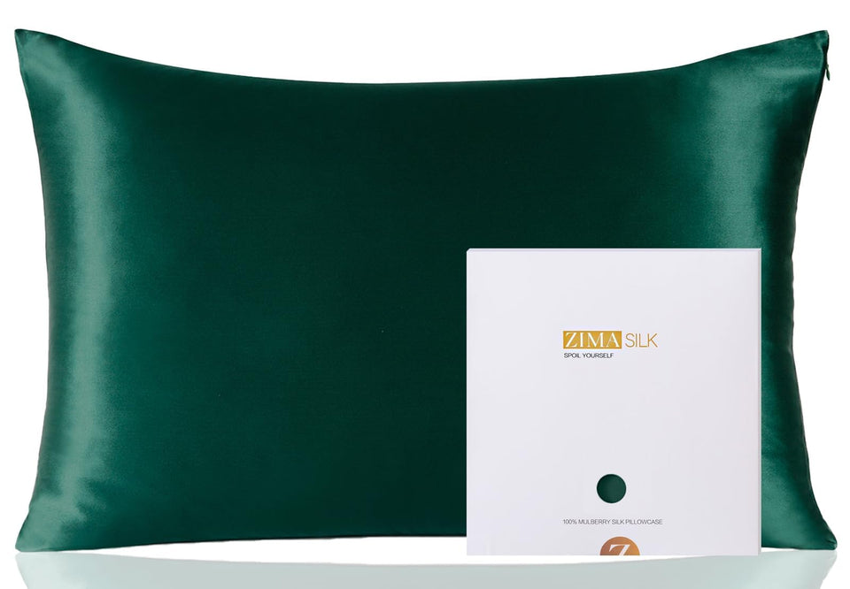 ZIMASILK Grade 6A silk close-up shows an ultra-smooth skin-friendly surface.