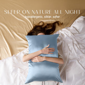 ZIMASILK hidden zipper pillowcase keeps the pillow secure.