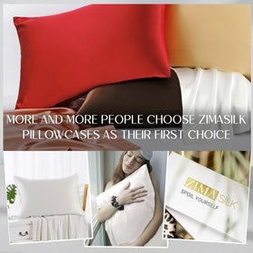ZIMASILK hypoallergenic silk is ideal for sensitive skin and comfortable nights.