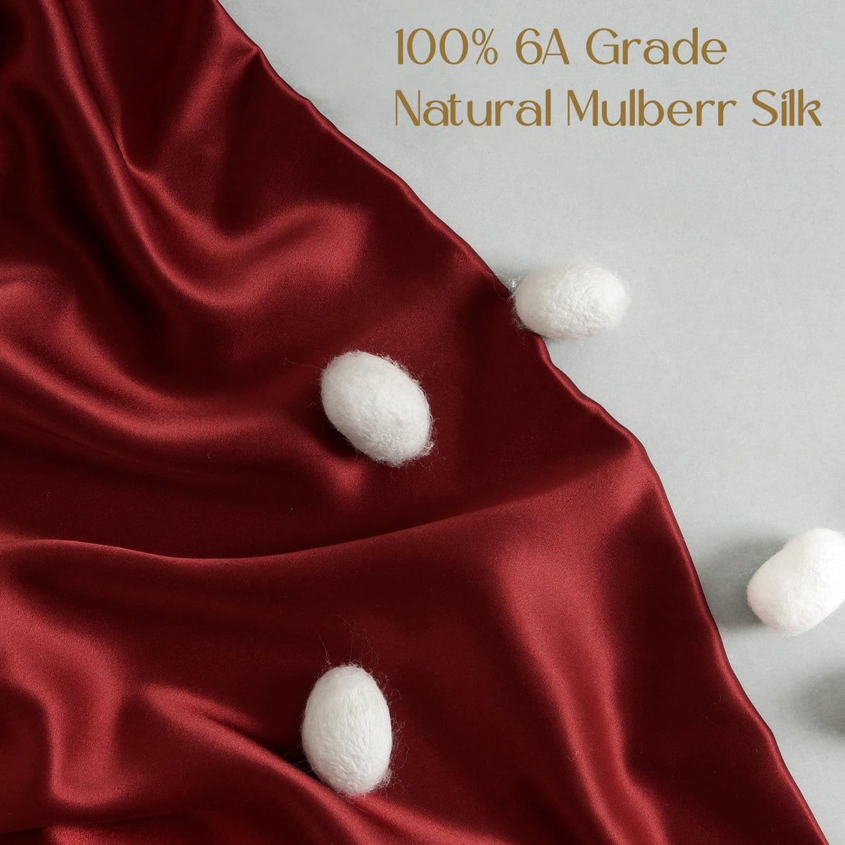 ZIMASILK silk texture close-up highlighting ultra-smooth surface for gentle sleep
