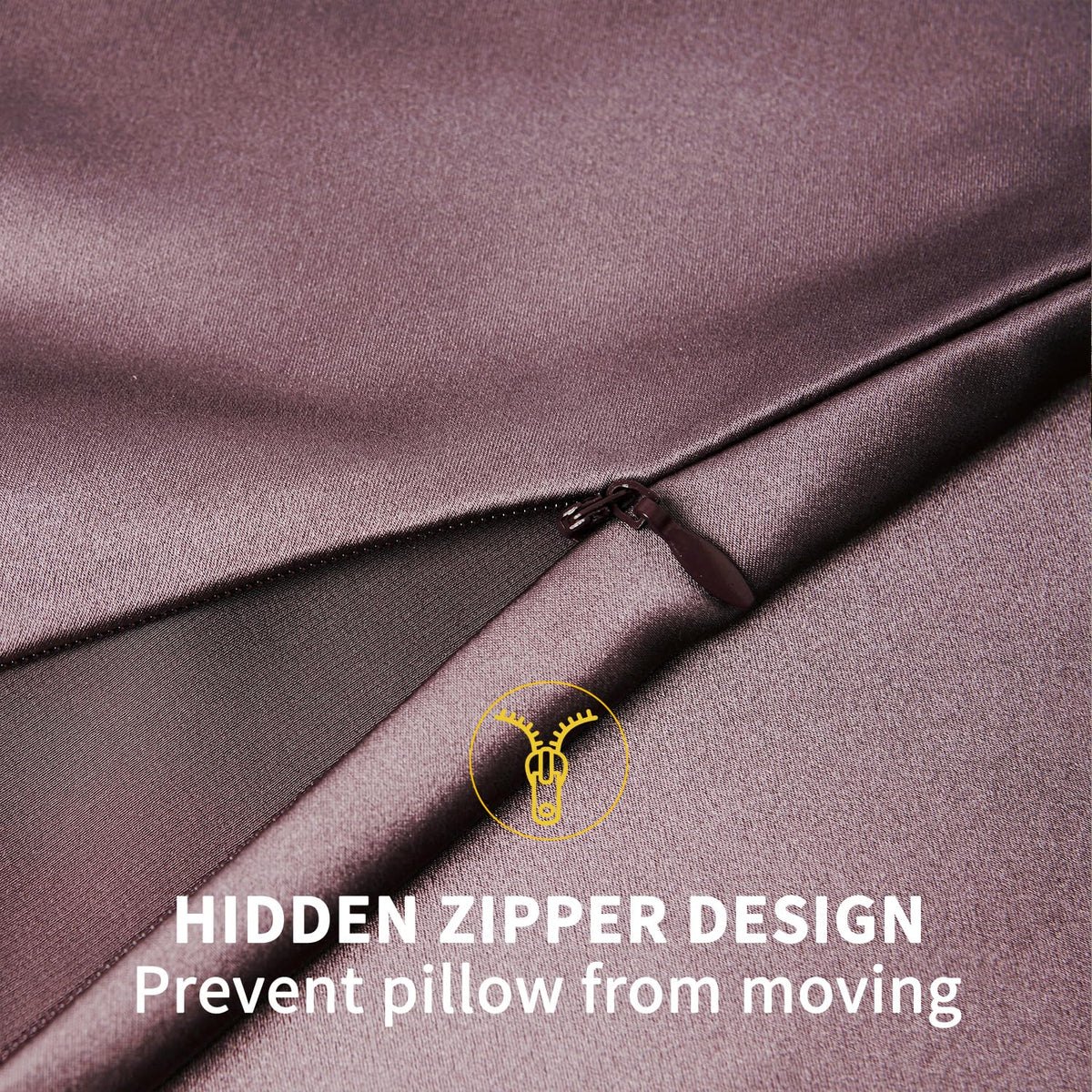 Precise stitching on ZIMASILK pillowcase demonstrates quality and color longevity