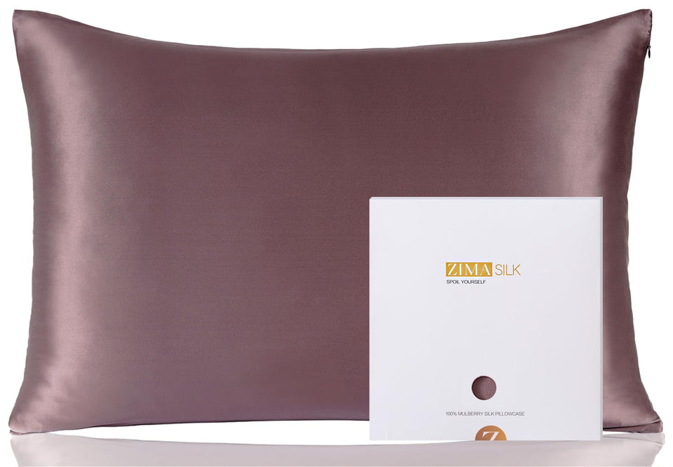 ZIMASILK pillowcase close-up texture showing luxurious softness for hair and skin