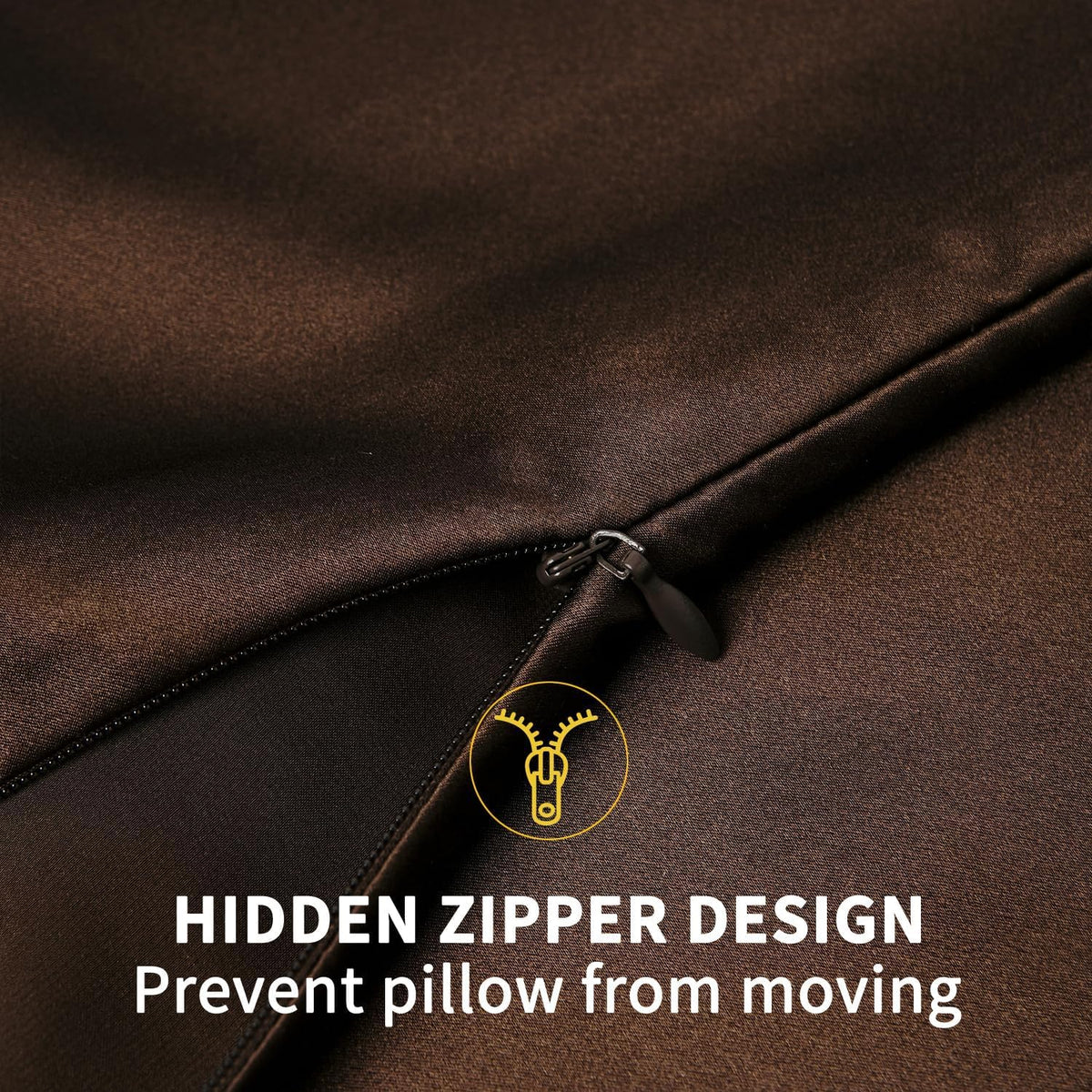 Precise stitching and craftsmanship on ZIMASILK pillowcase seams.