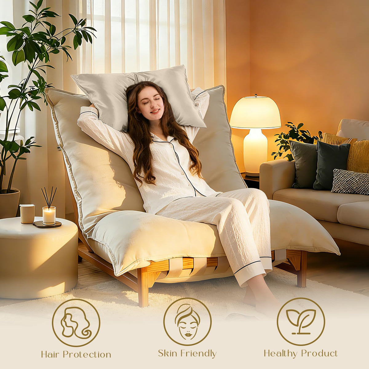ZIMASILK premium-grade 6A mulberry silk emphasizes long-lasting softness and colorfast quality.