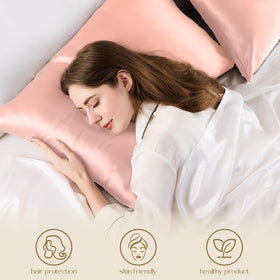 ZIMASILK queen-size 20x30 pillowcase fits standard pillows securely.