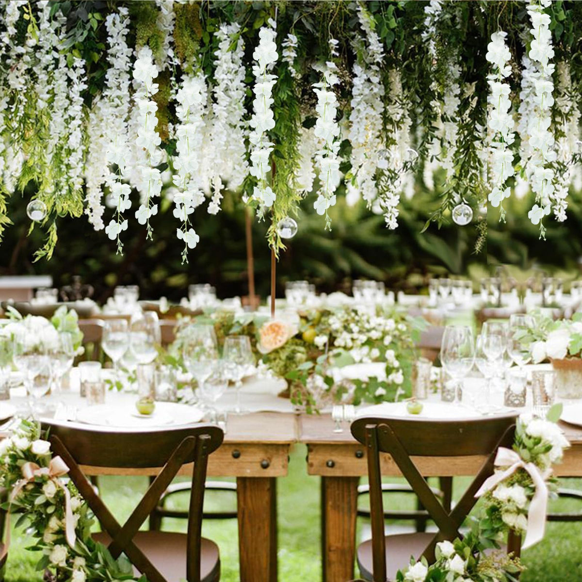 ZINHO durable wisteria garland suitable for garden or indoor decor