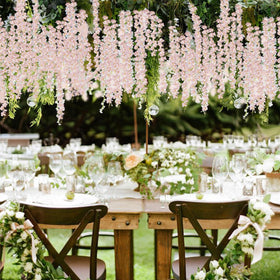 ZINHO dense blossoms on sturdy branches create fuller, chandelier-like ambiance.
