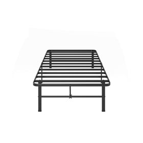 Zinus Rumi black finish on bed frame for a modern bedroom look