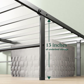 Zinus Rumi no box spring needed with compatible mattress options