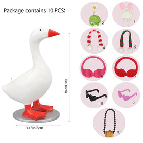 ZioNNyxviana goose sunglasses outfit on key holder brightens desk decor