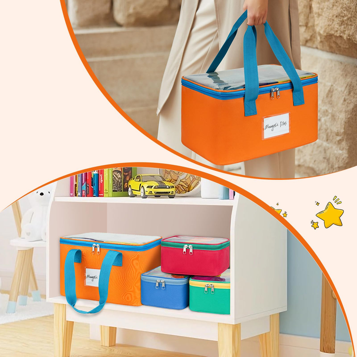 ZIOZERTT foldable design saves space when stored.