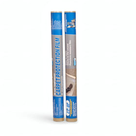 ZIP-UP 3MIL puncture-resistant poly film protects carpets during renovations