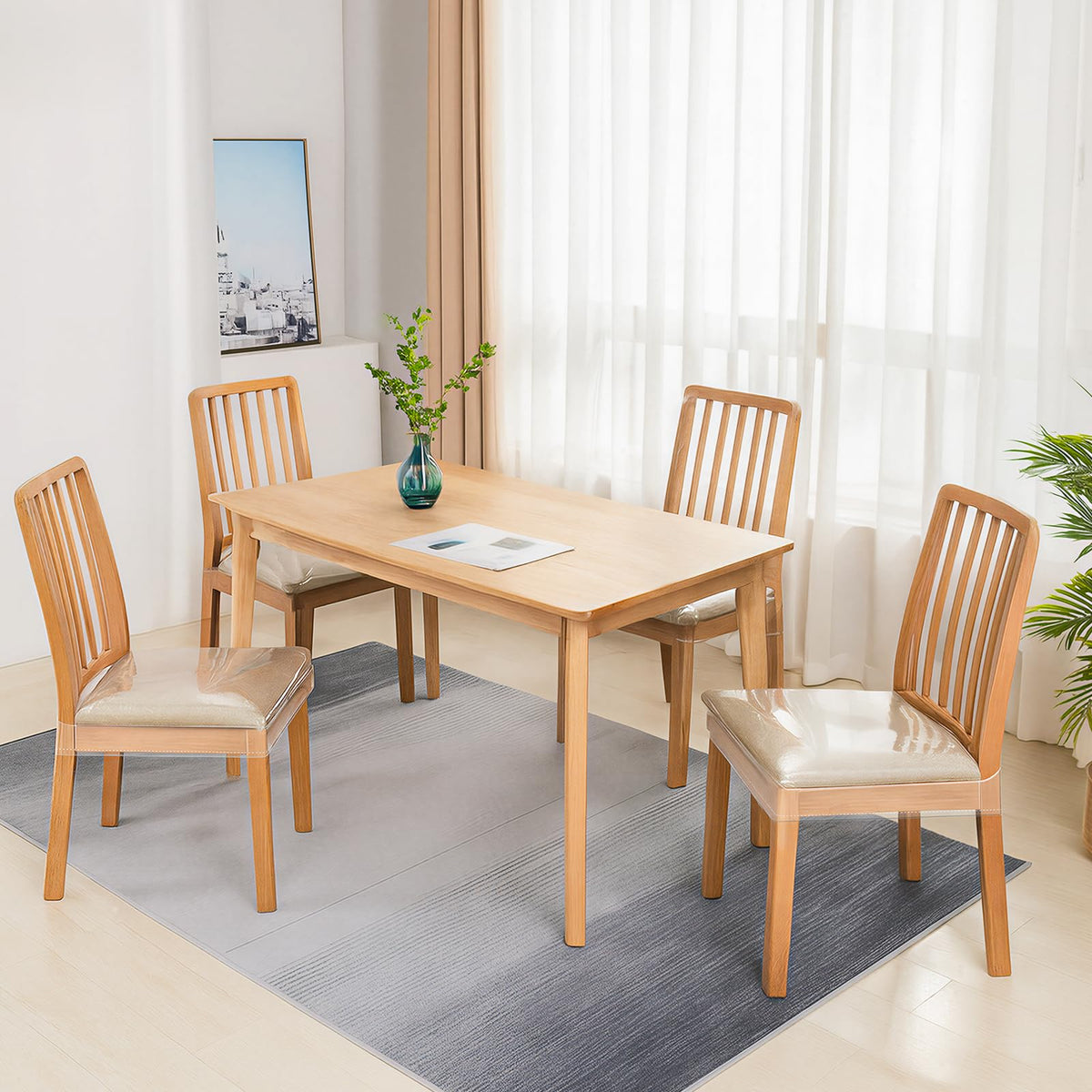 Zipcase 17 in. x 18 in. x 4 in. size fits a range of dining chairs