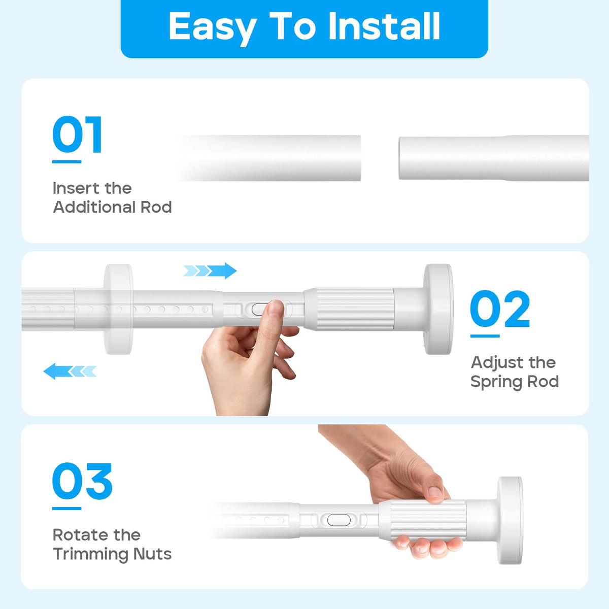 ZipGlo corrosion-resistant finish resists moisture for lasting appearance.