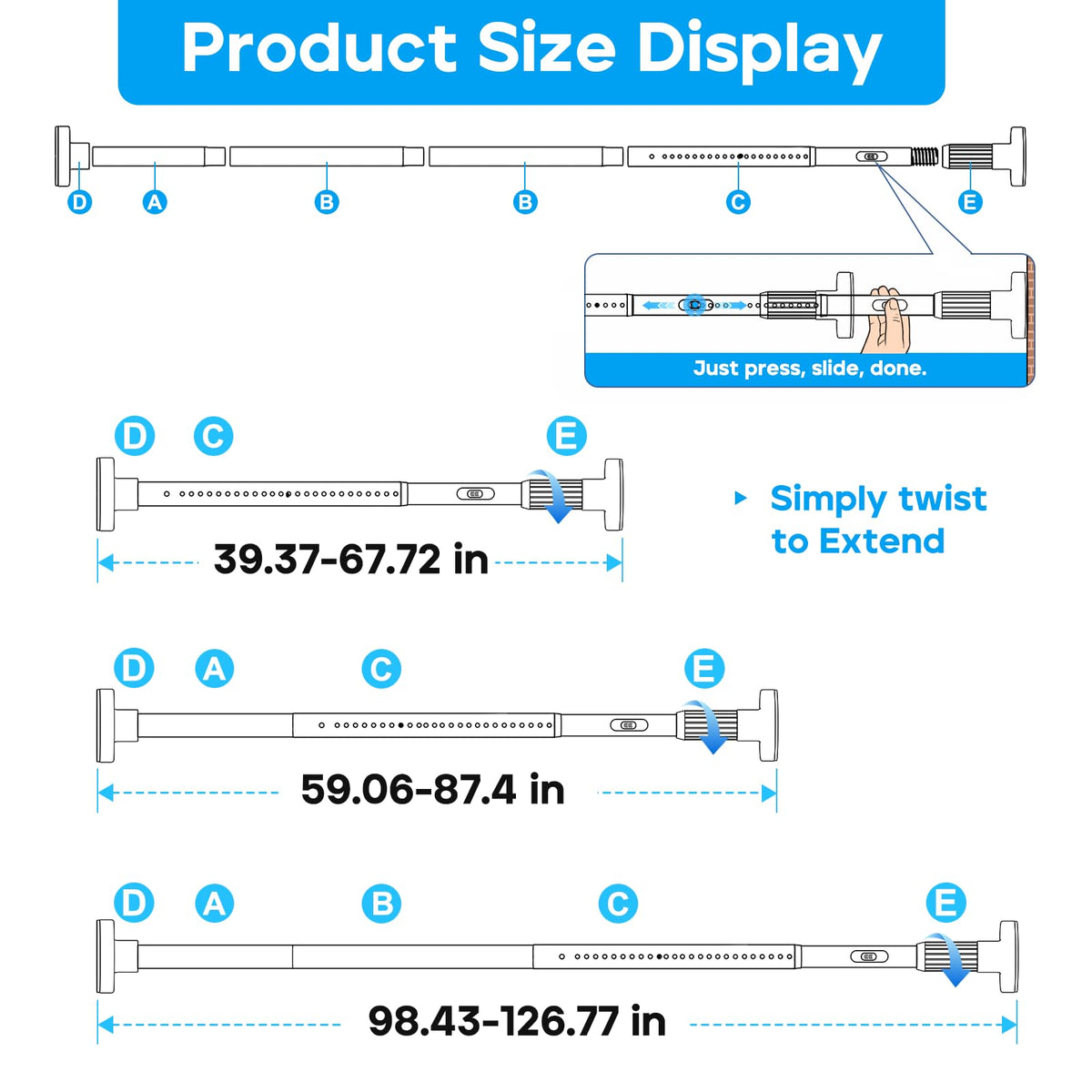 ZipGlo dorm-room-organization enables flexible space dividers without drilling.
