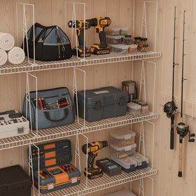 Ziroland white divider for tidy closet spaces and easy access.