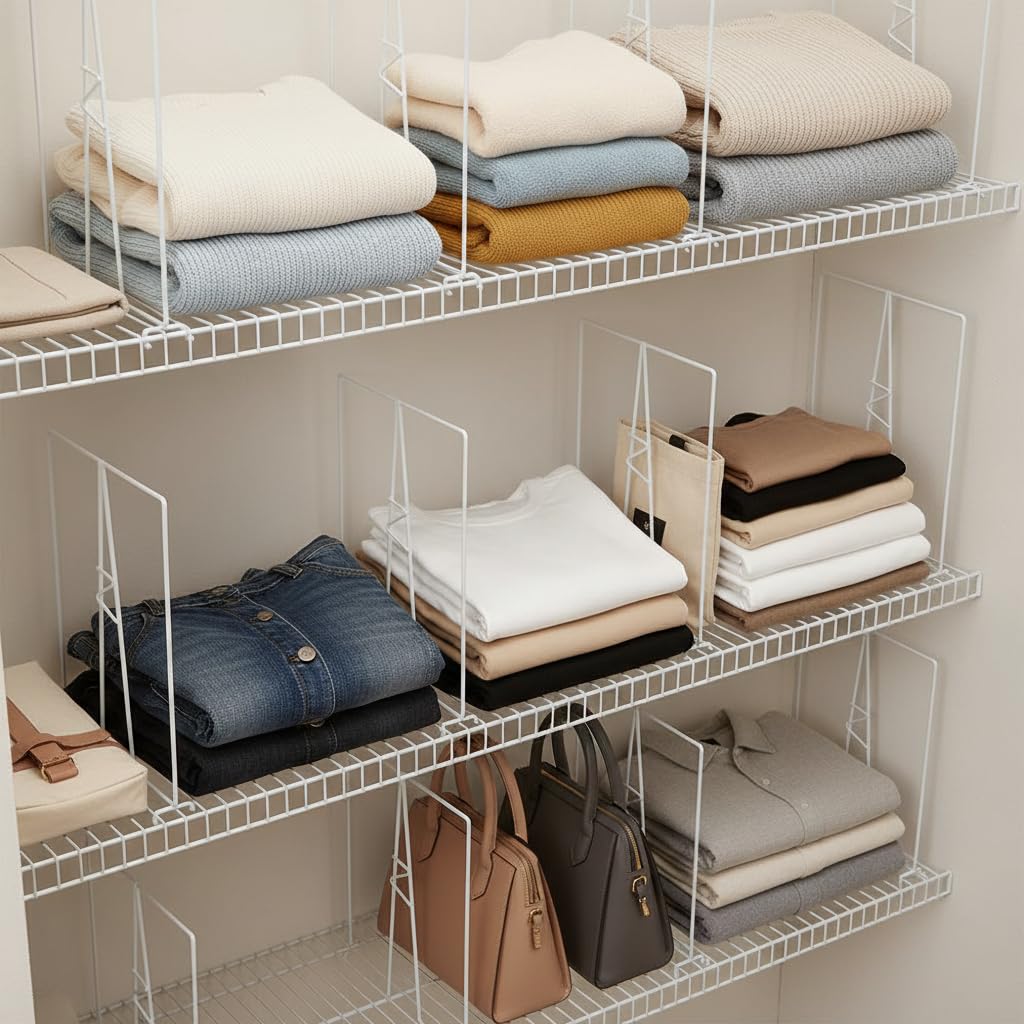 Ziroland 4-pack ready for closet organization and vertical storage.