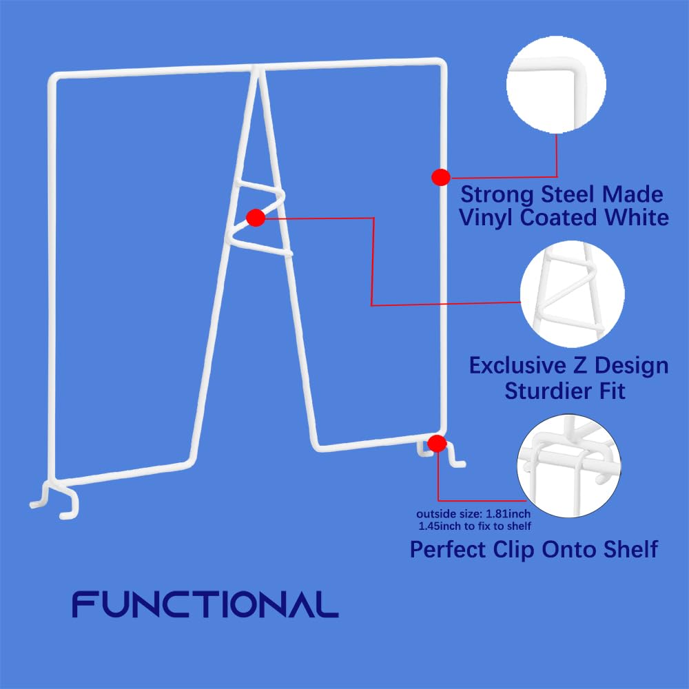 Ziroland 8-pack storage dividers help maximize closet space.